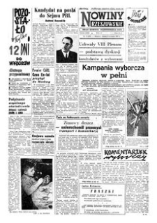 Nowiny Rzeszowskie : organ Komitetu Wojewódzkiego PZPR. 1957, R. 9, nr 6 (8 stycznia)