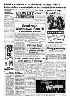 Nowiny Rzeszowskie : organ Komitetu Wojewódzkiego PZPR. 1957, R. 9, nr 12 (15 stycznia)