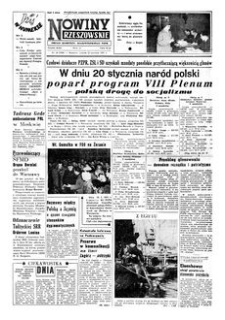 Nowiny Rzeszowskie : organ Komitetu Wojewódzkiego PZPR. 1957, R. 9, nr 19 (22 stycznia)