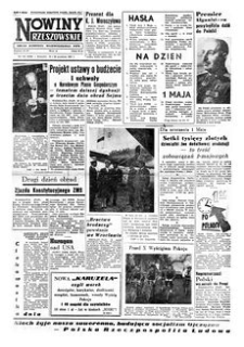 Nowiny Rzeszowskie : organ Komitetu Wojewódzkiego PZPR. 1957, R. 9, nr 100 (27-28 kwietnia)