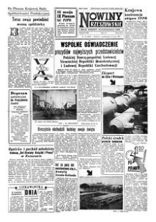 Nowiny Rzeszowskie : organ Komitetu Wojewódzkiego PZPR. 1957, R. 9, nr 113 (13 maja)