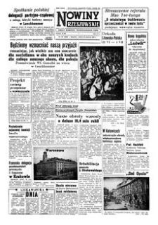 Nowiny Rzeszowskie : organ Komitetu Wojewódzkiego PZPR. 1957, R. 9, nr 147 (22 czerwca)