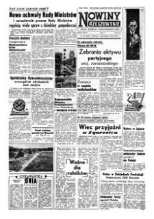 Nowiny Rzeszowskie : organ Komitetu Wojewódzkiego PZPR. 1957, R. 9, nr 161 (8 lipca)