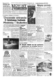 Nowiny Rzeszowskie : organ Komitetu Wojewódzkiego PZPR. 1957, R. 9, nr 179 (29 lipca)