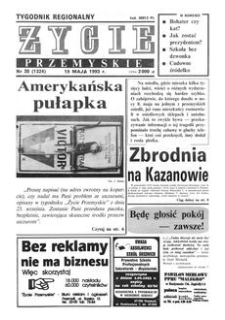 Życie Przemyskie : tygodnik regionalny. 1993, R. 27, nr 20 (1324) (19 maja)