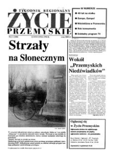 Życie Przemyskie : tygodnik regionalny. 1994, R. 28, nr 2 (1358) (12 stycznia)