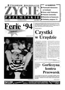Życie Przemyskie : tygodnik regionalny. 1994, R. 28, nr 6 (1362) (9 lutego)