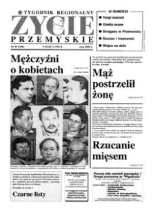 Życie Przemyskie : tygodnik regionalny. 1994, R. 28, nr 10 (1366) (9 marca)
