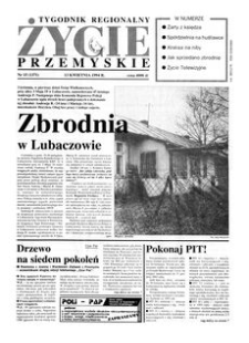 Życie Przemyskie : tygodnik regionalny. 1994, R. 28, nr 15 (1371) (13 kwietnia)