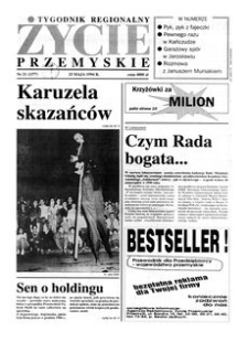 Życie Przemyskie : tygodnik regionalny. 1994, R. 28, nr 21 (1377) (25 maja)