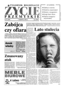 Życie Przemyskie : tygodnik regionalny. 1994, R. 28, nr 31 (1387) (3 sierpnia)