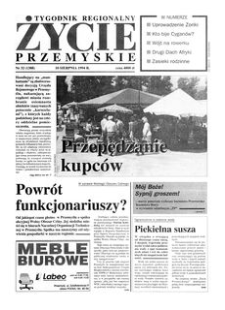 Życie Przemyskie : tygodnik regionalny. 1994, R. 28, nr 32 (1388) (10 sierpnia)
