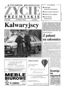 Życie Przemyskie : tygodnik regionalny. 1994, R. 28, nr 34 (1390) (24 sierpnia)