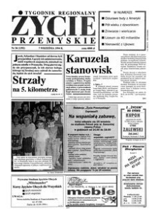 Życie Przemyskie : tygodnik regionalny. 1994, R. 28, nr 36 (1392) (7 września)