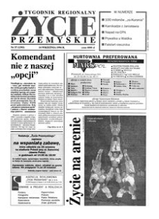 Życie Przemyskie : tygodnik regionalny. 1994, R. 28, nr 37 (1393) (14 września)