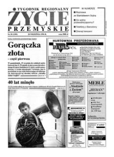 Życie Przemyskie : tygodnik regionalny. 1994, R. 28, nr 39 (1395) (28 września)