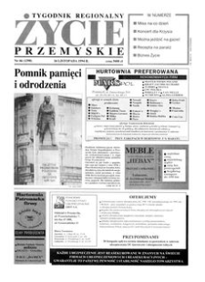 Życie Przemyskie : tygodnik regionalny. 1994, R. 28, nr 46 (1402) (16 listopada)