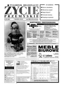 Życie Przemyskie : tygodnik regionalny. 1994, R. 28, nr 49 (1405) (7 grudnia)