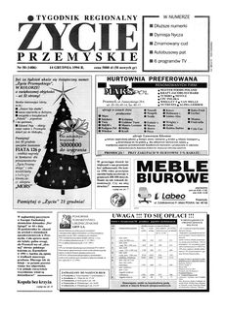 Życie Przemyskie : tygodnik regionalny. 1994, R. 28, nr 50 (1406) (14 grudnia)