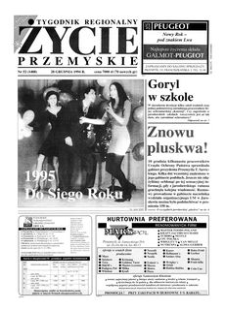 Życie Przemyskie : tygodnik regionalny. 1994, R. 28, nr 52 (1408) (28 grudnia)