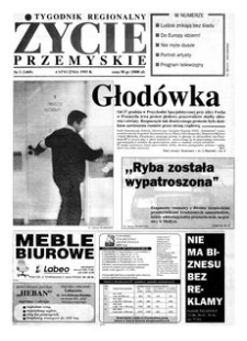 Życie Przemyskie : tygodnik regionalny. 1995, R. 29, nr 1 (1409) (4 stycznia)