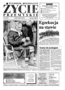 Życie Przemyskie : tygodnik regionalny. 1995, R. 29, nr 3 (1411) (18 stycznia)