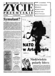 Życie Przemyskie : tygodnik regionalny. 1995, R. 29, nr 5 (1413) (1 lutego)