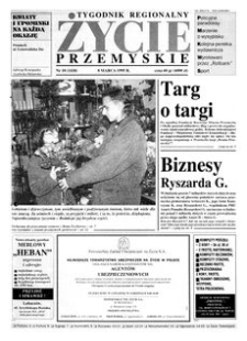 Życie Przemyskie : tygodnik regionalny. 1995, R. 29, nr 10 (1418) (8 marca)
