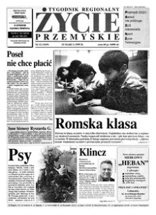 Życie Przemyskie : tygodnik regionalny. 1995, R. 29, nr 11 (1419) (15 marca)