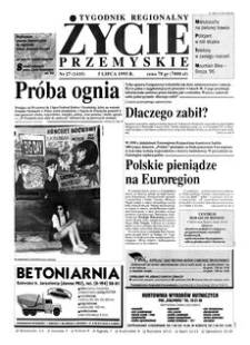 Życie Przemyskie : tygodnik regionalny. 1995, R. 29, nr 27 (1435) (5 lipca)
