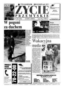 Życie Przemyskie : tygodnik regionalny. 1995, R. 29, nr 28 (1436) (12 lipca)