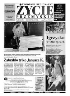 Życie Przemyskie : tygodnik regionalny. 1995, R. 29, nr 31 (1439) (2 sierpnia)