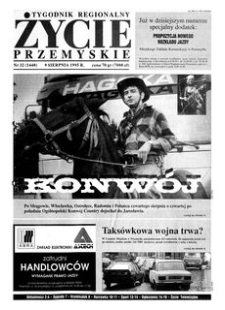 Życie Przemyskie : tygodnik regionalny. 1995, R. 29, nr 32 (1440) (9 sierpnia)