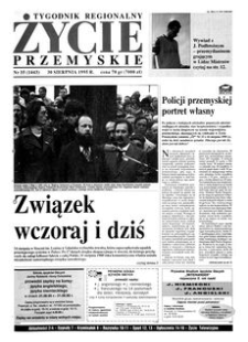 Życie Przemyskie : tygodnik regionalny. 1995, R. 29, nr 35 (1443) (30 sierpnia)