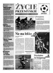Życie Przemyskie : sport. 1995, R. 29, nr 41 (1449) (25 września)