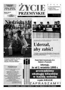 Życie Przemyskie. 1995, R. 29, nr 42 (1450) (27 września)