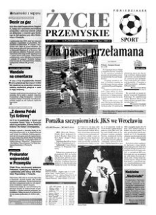 Życie Przemyskie : sport. 1995, R. 29, nr 47 (1455) (16 października)