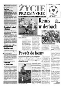Życie Przemyskie : sport. 1995, R. 29, nr 49 (1457) (23 października)
