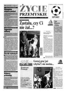 Życie Przemyskie : sport. 1995, R. 29, nr 59 (1467) (27 listopada)