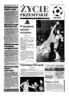 Życie Przemyskie : sport. 1995, R. 29, nr 63 (1471) (11 grudnia)