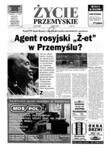 Życie Przemyskie. 1997, R. 31, nr 27 (1555) (2 lipca)