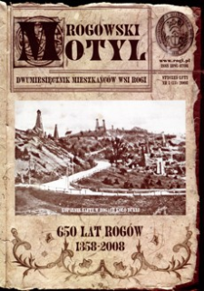 Motyl Rogowski : dwumiesięcznik mieszkańców wsi Rogi. 2008, nr 1 (styczeń-luty)
