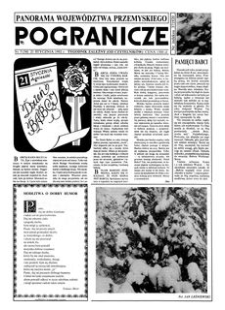 Pogranicze : tygodnik zależny (od czytelników). 1992, R. 2, nr 3 (34) (21 stycznia)