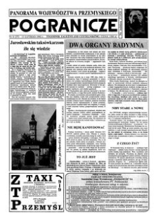 Pogranicze : tygodnik zależny (od czytelników). 1992, R. 2, nr 6 (37) (11 lutego)