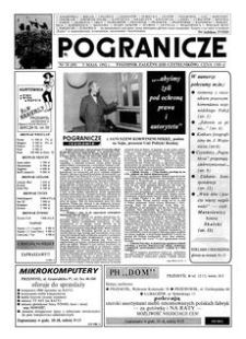 Pogranicze : tygodnik zależny (od czytelników). 1992, R. 2, nr 18 (49) (5 maja)