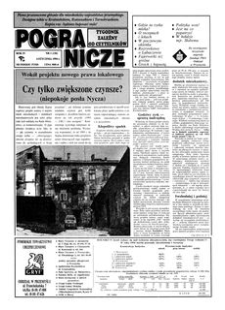 Pogranicze : tygodnik zależny od czytelników. 1994, R. 4, nr 1 (136) (4 stycznia)