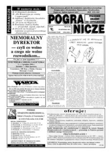 Pogranicze : tygodnik zależny od czytelników. 1994, R. 4, nr 48 (183) (29 listopada)