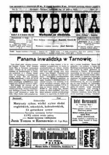 Trybuna. 1925, R. 2, nr 5 (15 marca)