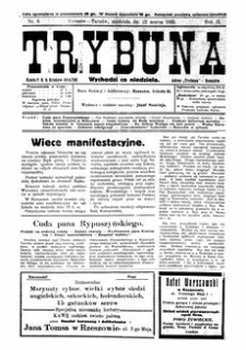 Trybuna. 1925, R. 2, nr 6 (22 marca)