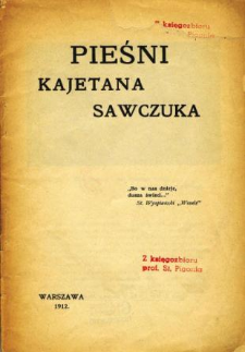 Pieśni Kajetana Sawczuka